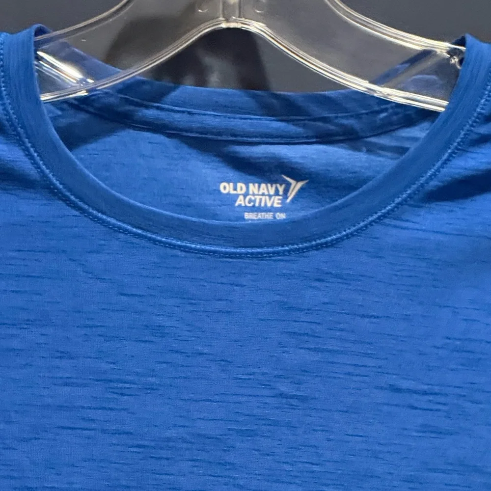 Old Navy Classic Blue Girls Activewear Tee Size L